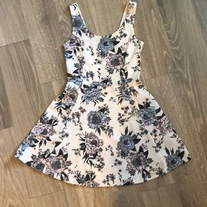 Flower mini dress